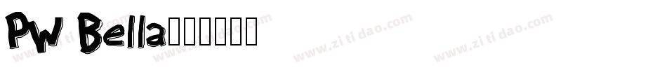 PW Bella字体转换